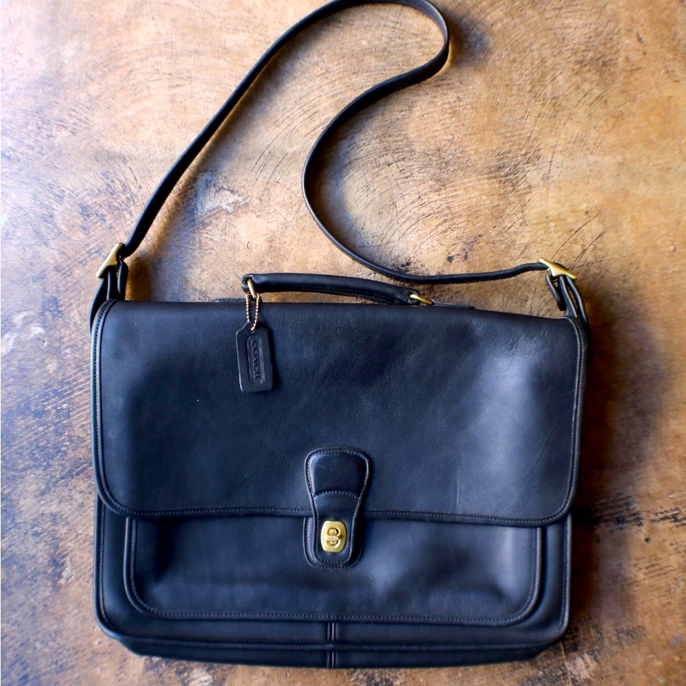 Vintage coach briefcase